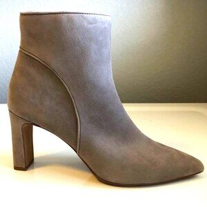 NWT STEVE MADDEN Jenn Taupe Suede High Heel Ankle Boot SZ 11 MSRP $200